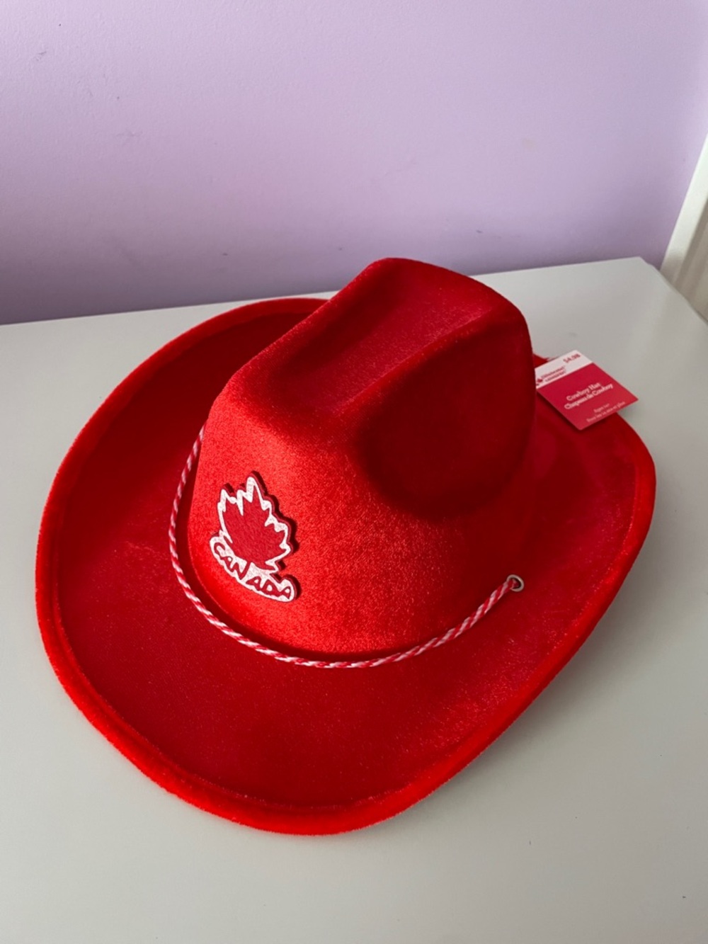 Canada Red Cowboy Hat - Patriotic Felt Hat